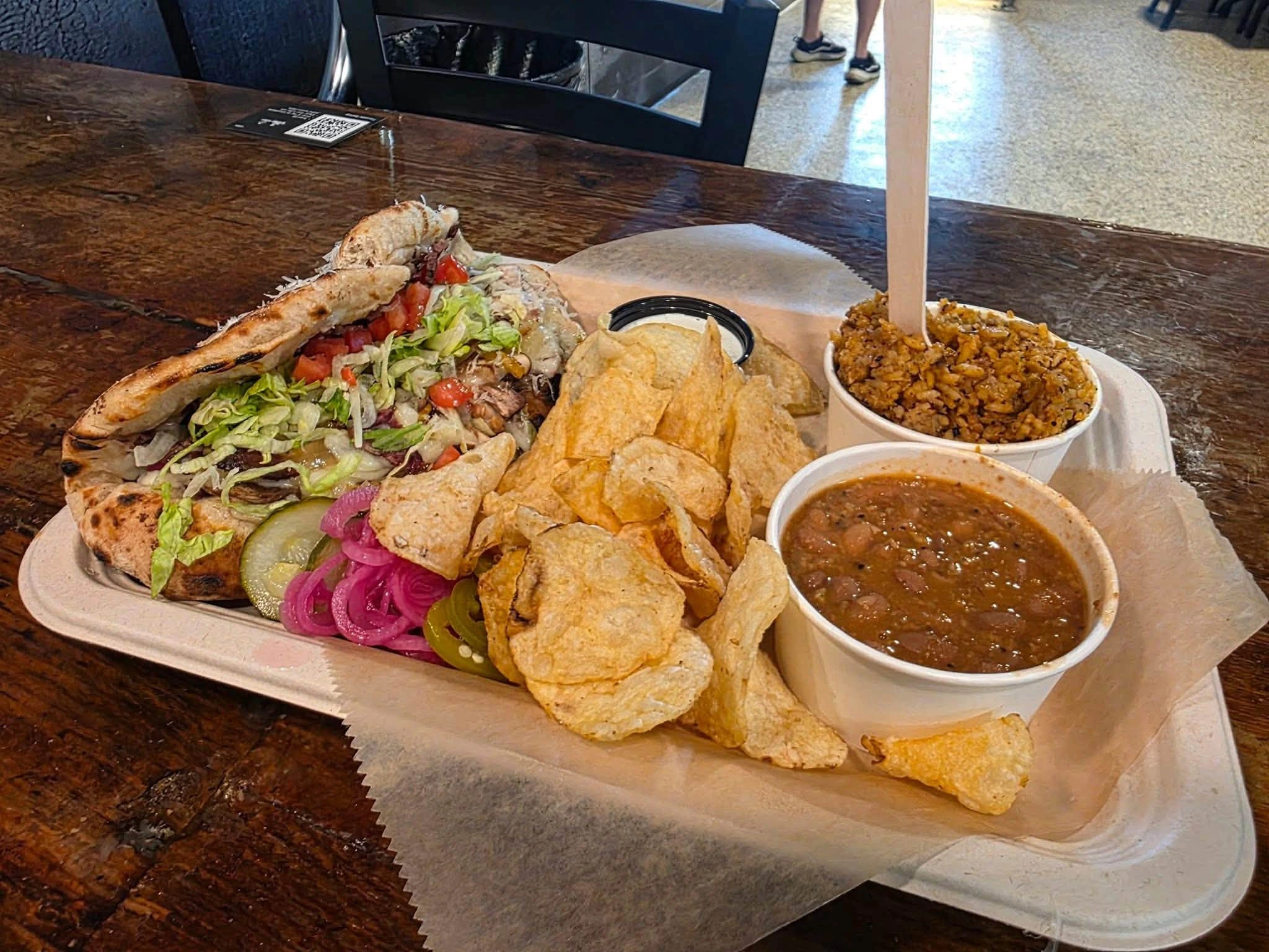 Handcrafted Foldies from The Foundry Craft Kitchen inside Starr Craft Brewery